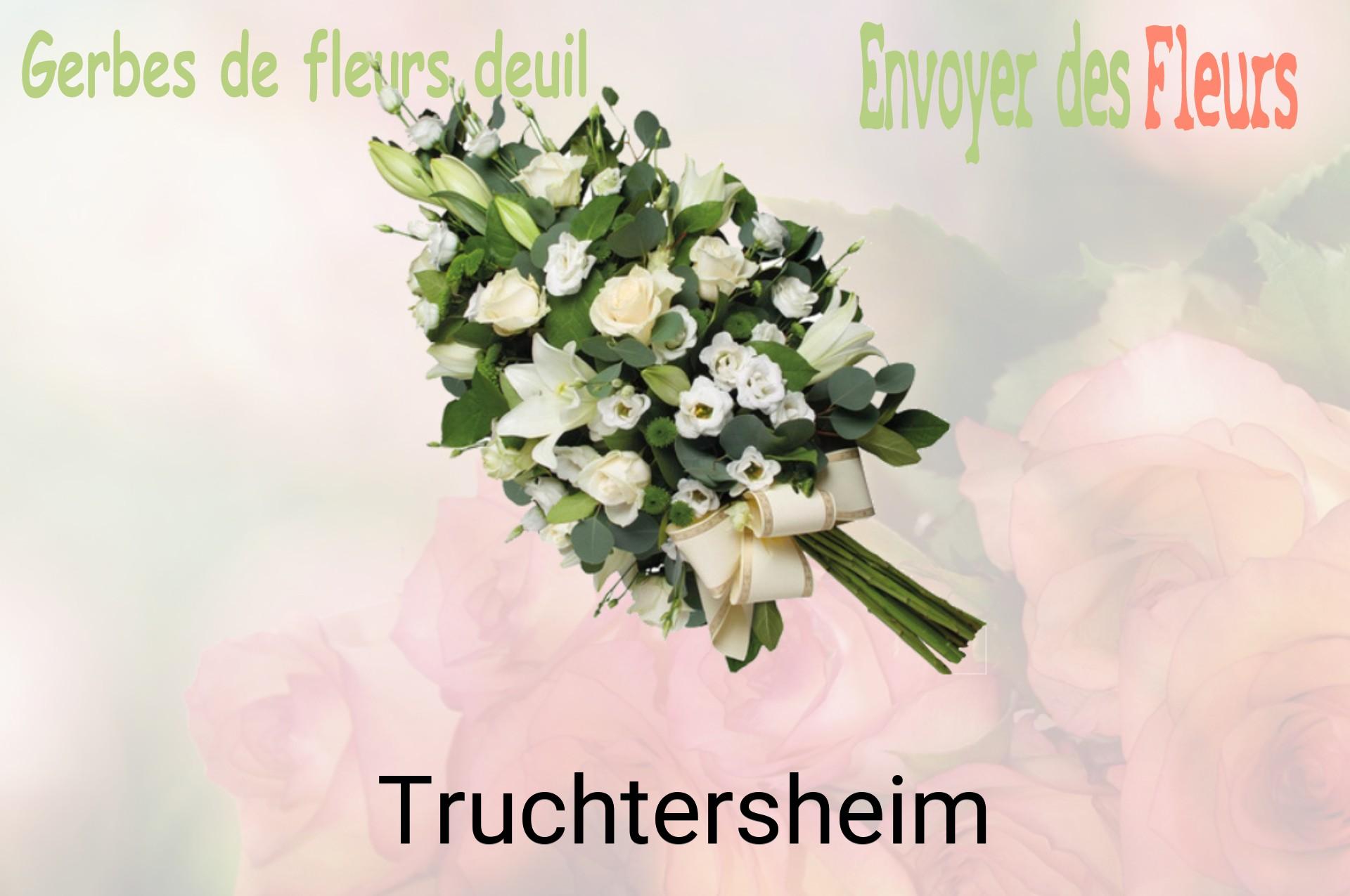 Gerbe de fleurs de deuil livrée à Truchtersheim